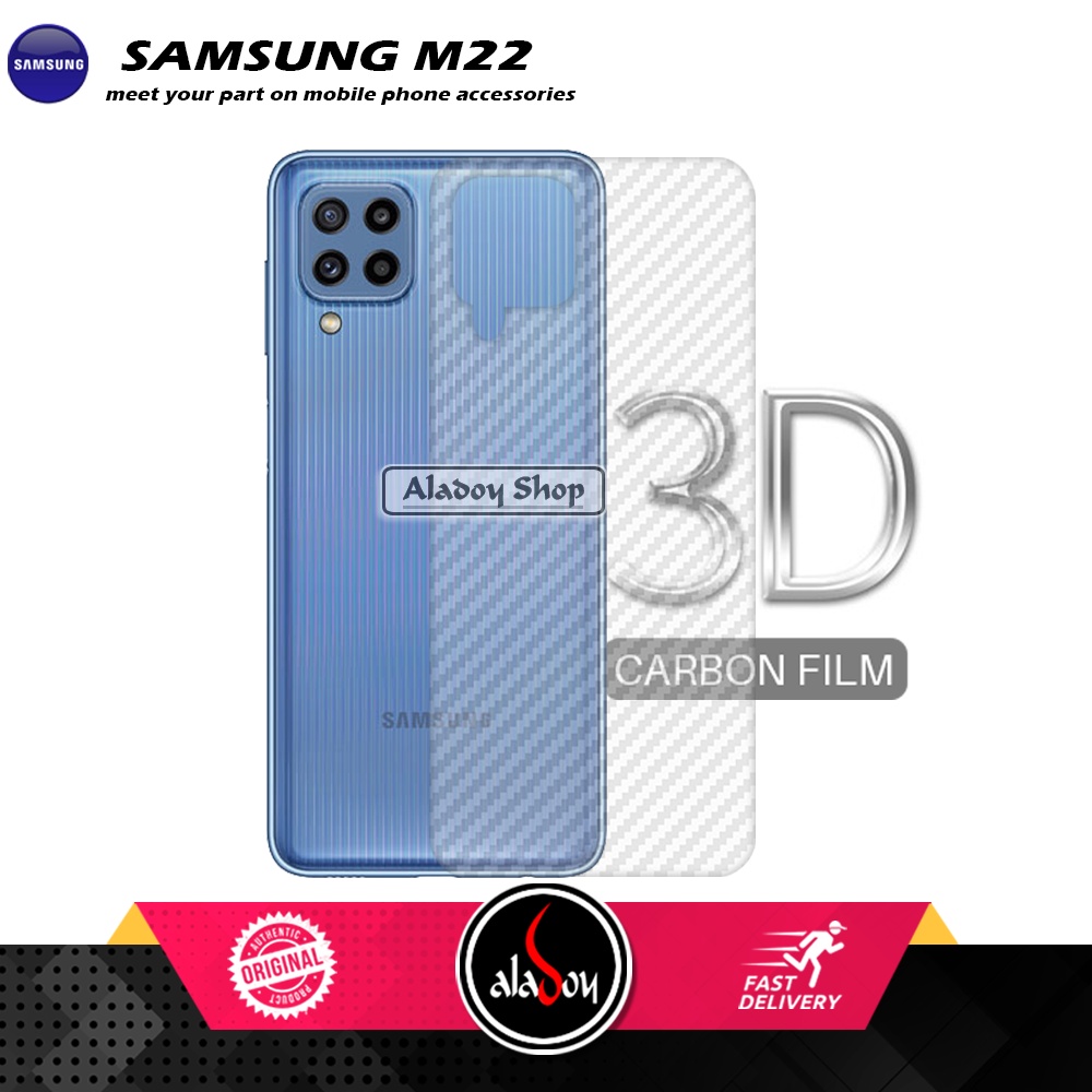 Tempered Glass Anti SPY Samsung M22/M32 Anti Gores Privacy + Tempered Glass kamera dan Skin Carbon