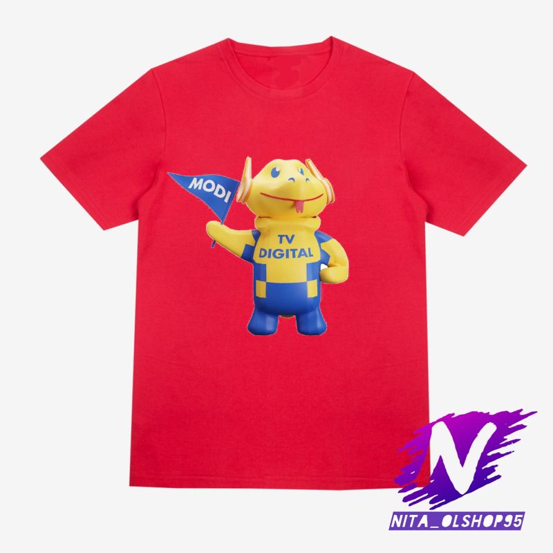 baju anak kaos anak modi tv digital gambar kartun