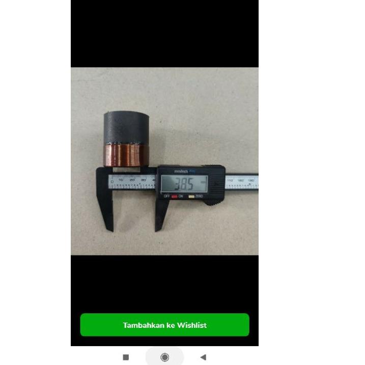 COD✔️Spull spul speaker subwoofer double coil 38,5mm import black paper|KD5