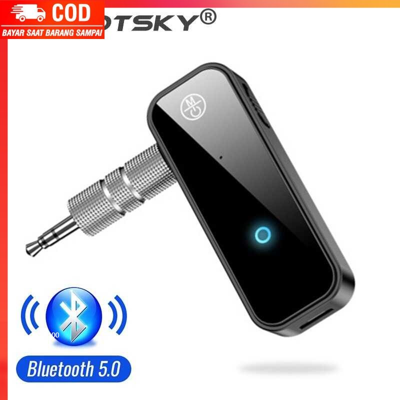 ( 100% BARANG ORI ) Robotsky Bluetooth Audio Receiver Transmitter Adapter 2 in 1 - C28