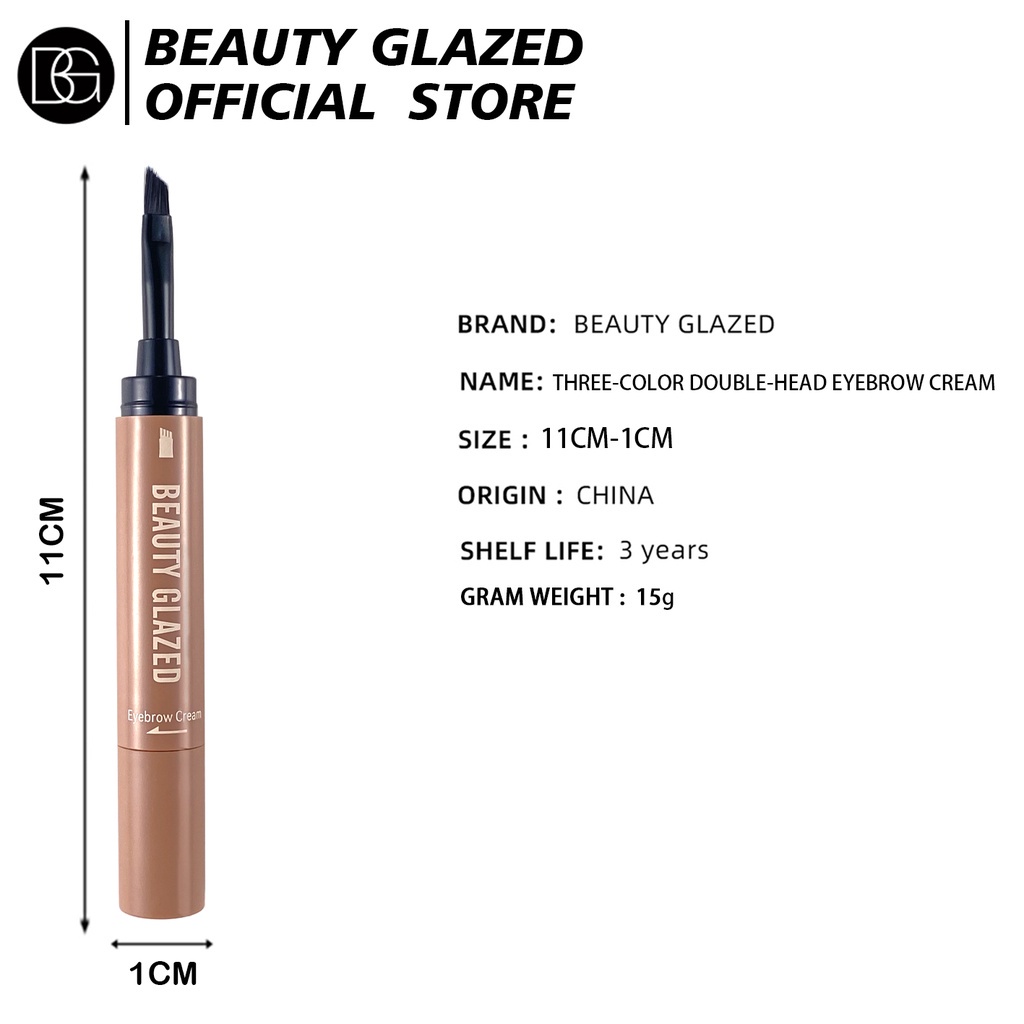 Beauty Glazed Eyebrow Smooth Hold Color 2IN1 Beauty Glazed Eyebrow Gel Beauty Glazed Eyebrow Beauty Glazed Eyebrow Cream Beauty Glazed Eyebrow Pomade Beauty Glazed Pomade Alis Beauty Glazed Brow Pomade Beauty Glazed