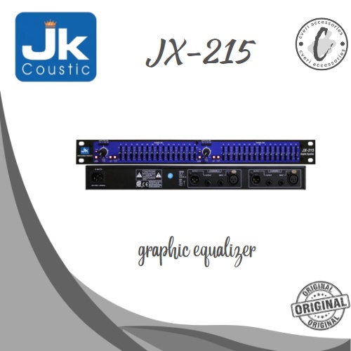 JK Coustic JX215 Graphic Equalizer Original JX-215