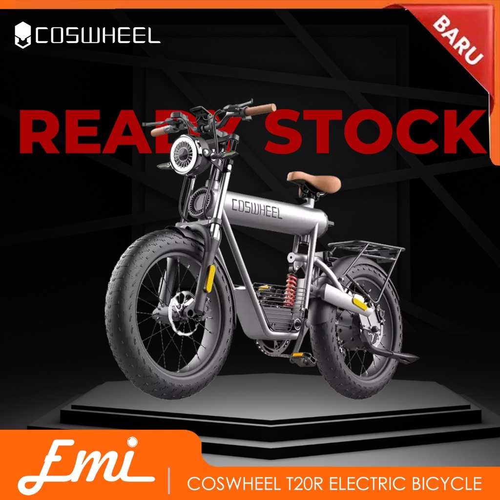 Coswheel T20R Electric Bicycle Sepeda Listrik - 20AH