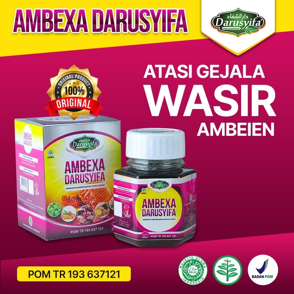 MADU AMBEXA Atasi Wasir Ambeien dengan Alami