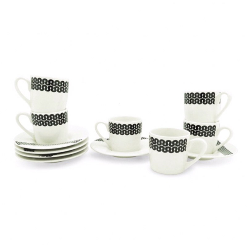 Cangkir Keramik Kopi Set Espresso New Tommy - 1 lusin