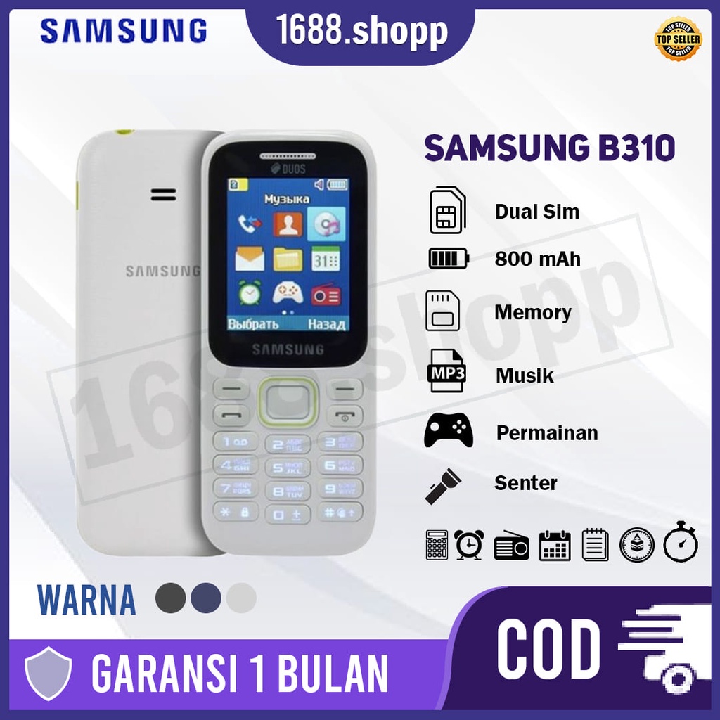 SAMSUNG B310 PHYTON Dual sim Garansi 2.0