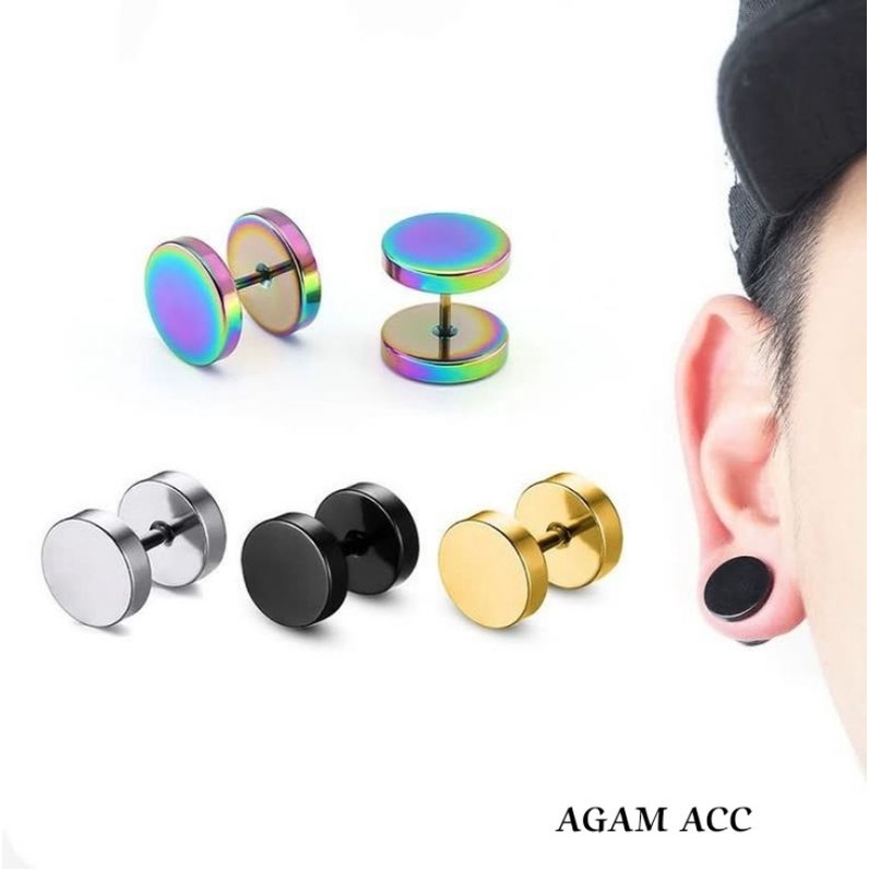 ANTING TINDIK  TITANIUM 100 % KUALITAS TINGGI ,PIRCING RODA