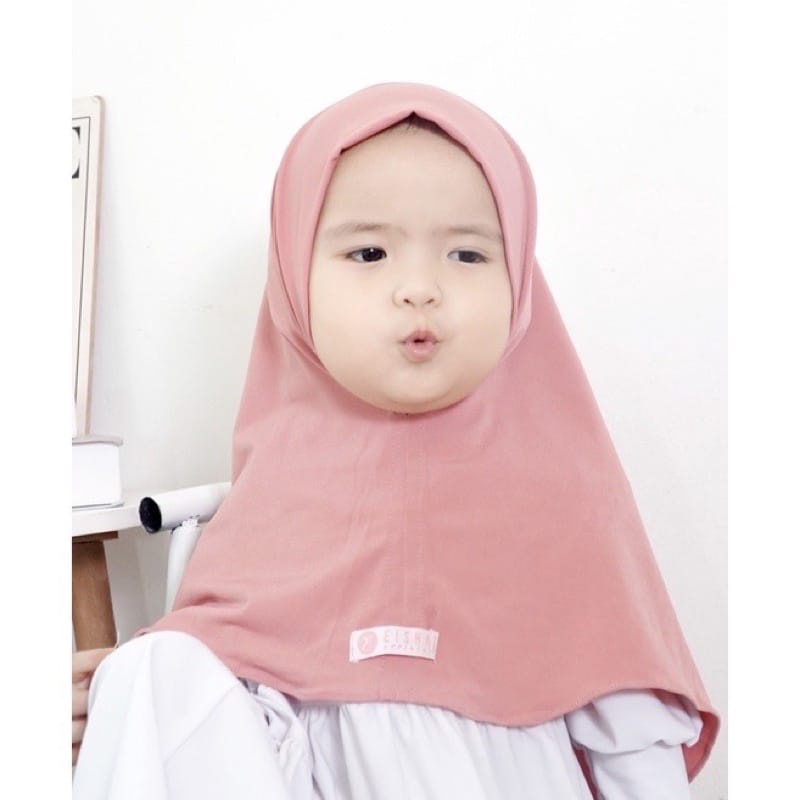 20+ WARNA (CLARISSA) Clarissa Hijab Baby 0-3th / Jilbab Anak Basic Jersey