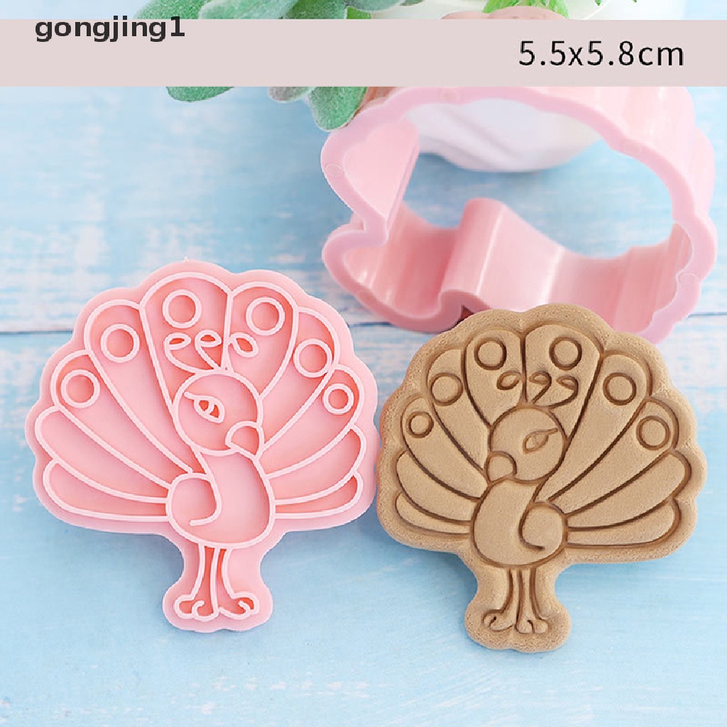 Ggg 8Pcs /Set Cetakan Biskuit Bentuk Hewan Hutan Cookie Cutter Icing Fondant Alat Kue ID