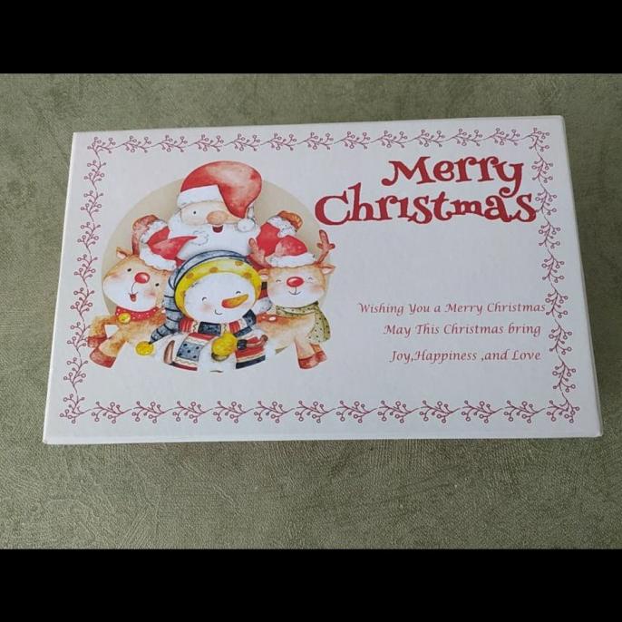 

NEW HARDBOX CHRISTMAS NATAL UK. 24.5X15X8CM ( T3-01 ) PENGIRIMAN CEPAT
