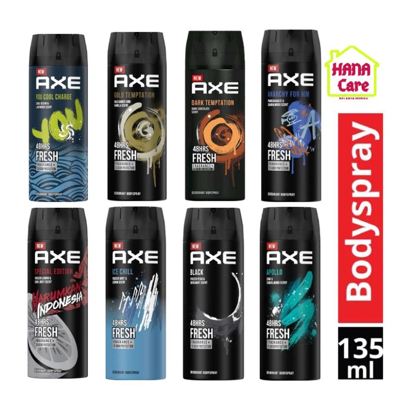 Jual AXE Deodorant Bodyspray - 135ml | Shopee Indonesia