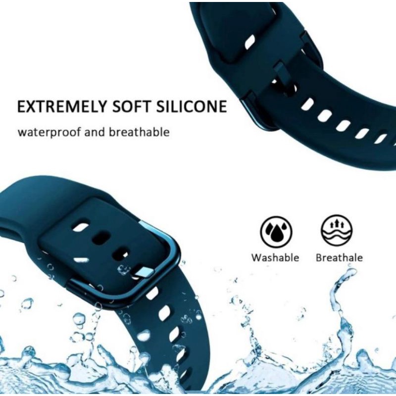 Tali Strap Haylou Solar LS02 / MITO Gear 20 Replacement Watch Strap ACT20 - Silicone Rubber Strap