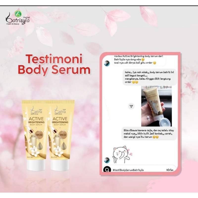 Body Serum Batrisyia Herbal