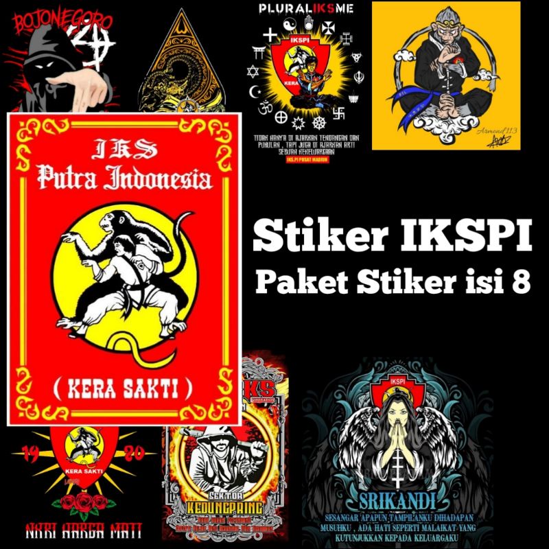 STIKER IKS PI KERA SAKTI ISI 8 GLOSSY