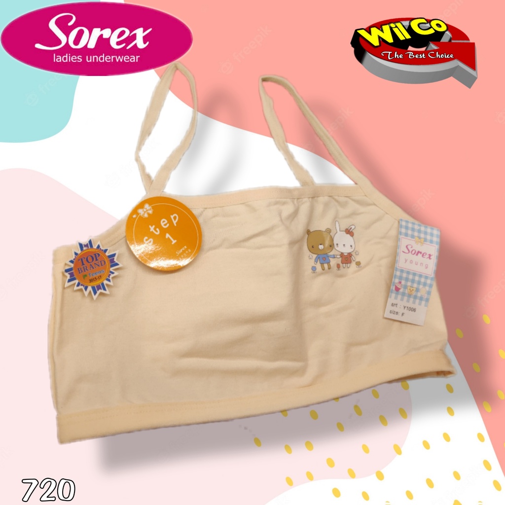 K720 - [Harga Per 1 Pcs] MINISET ANAK WANITA PAKAIAN DALAM ANAK SOREX STEP 1 FREE SIZE