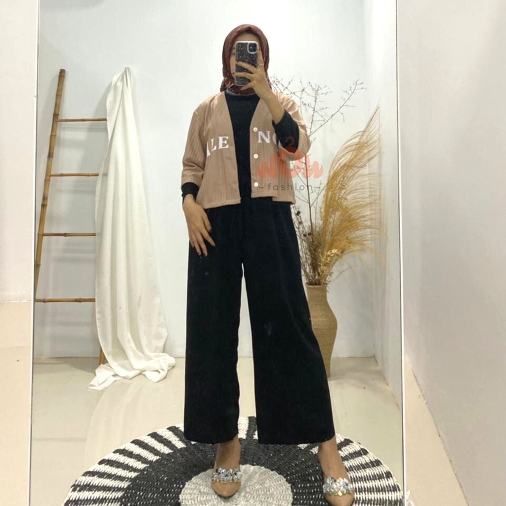 MISYA CARDI CROP KNIT PREMIUM WANITA//CARDI KNIT VIRAL