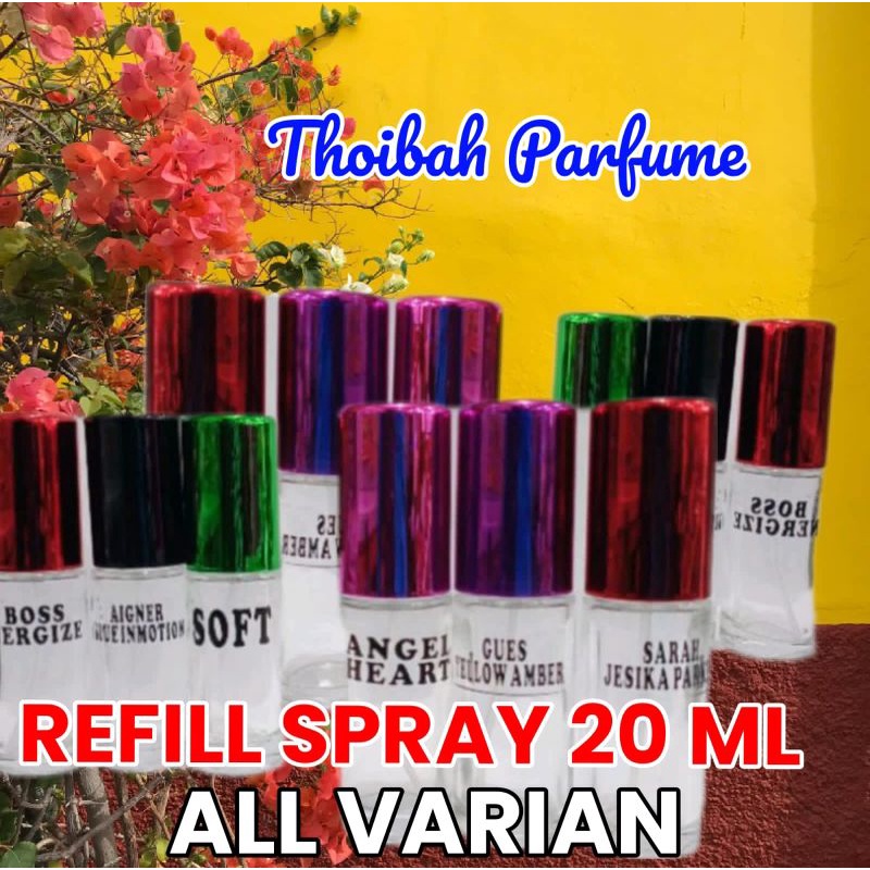 PARFUM REFILL UNISEX BOTOL DIAMOND TUTUP MAS 30 ML