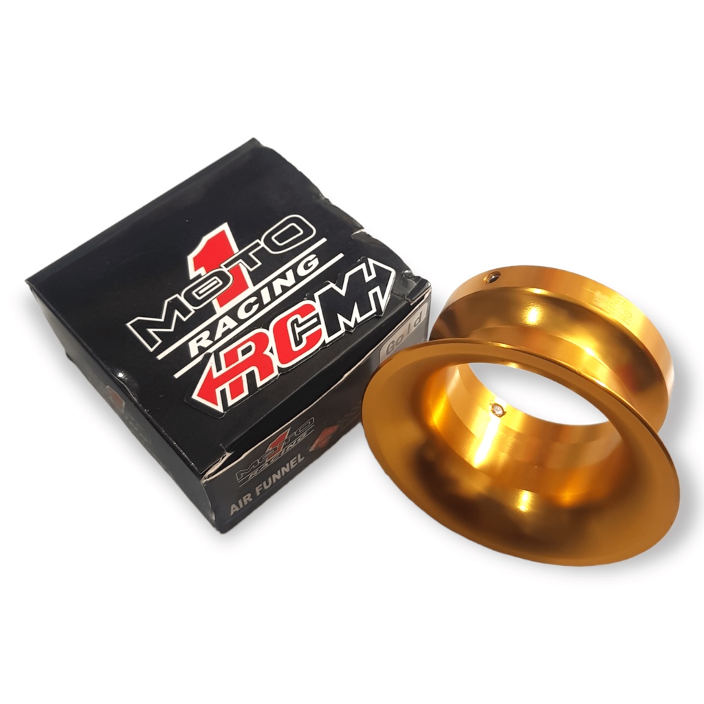 VELOCITY CORONG UDARA KARBU CARBU KARBURATOR GOLD EMAS OREN ORANGE CARBURETOR PE 28 PWK 28 MOTO1 ORI MOTO 1 ASLI