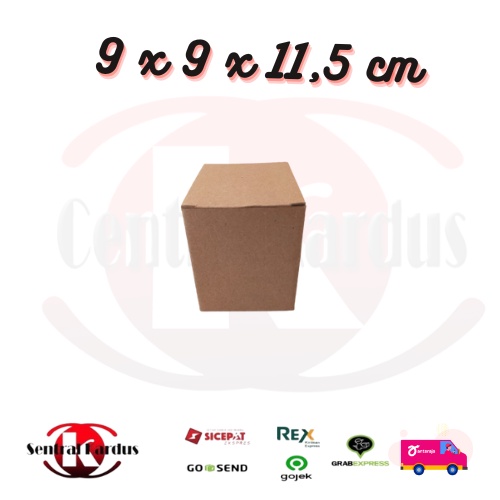 

kardus uk 9x9x11,5 cm ( 10 PCS )
