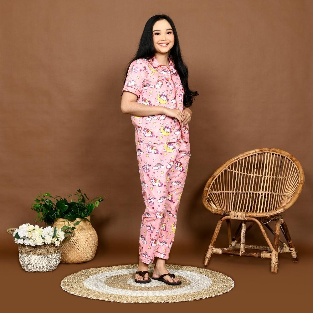 Monalisa Piyama Dewasa Wanita CP XXL ( Jumbo ) Motif Karakter