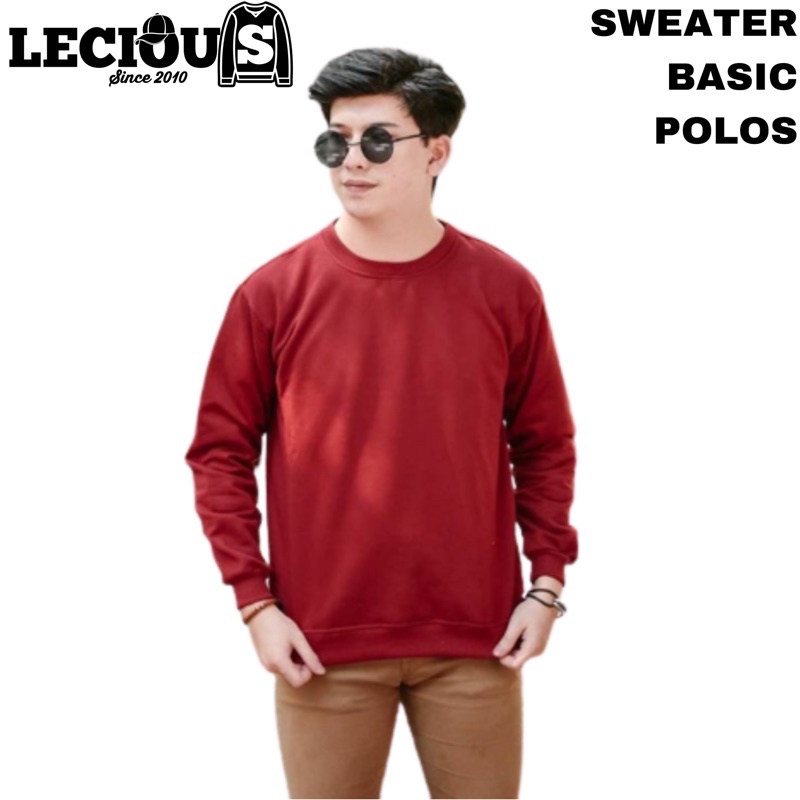SWEATER BASIC POLOS UNISEX