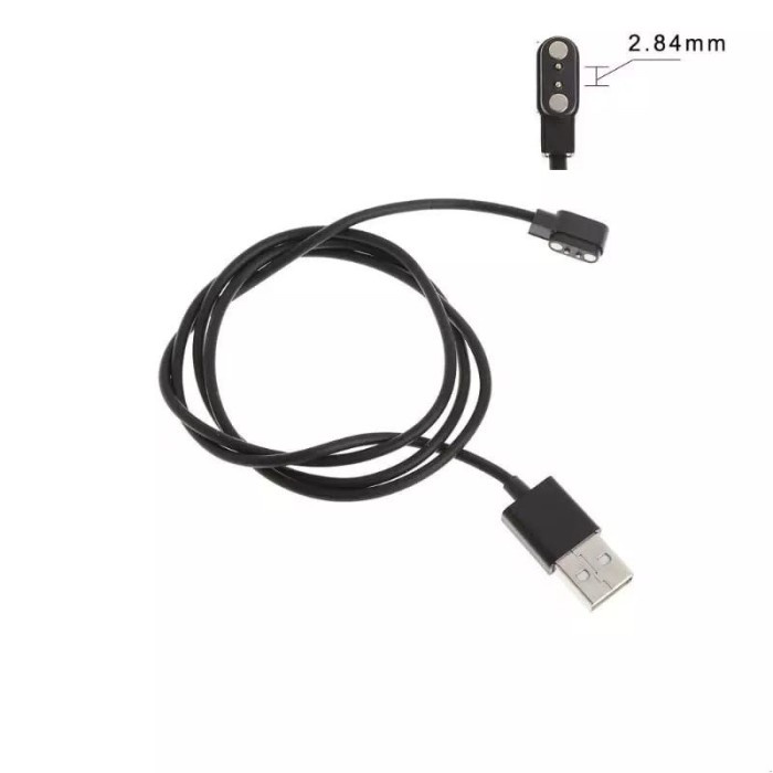 Charger Kabel Chas USB Magnetic Smartwatch DT No 1 DT88 DT99 Pro kabel pengisian smartwatch W0S8 ser