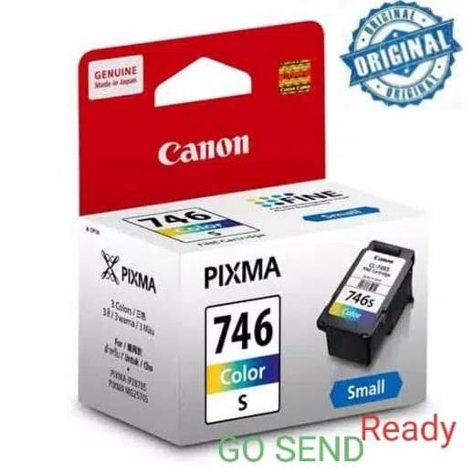 Promo CANON Catridge CL 746 s SMALL Color ORIGINAL 746s Tinta warna CL746