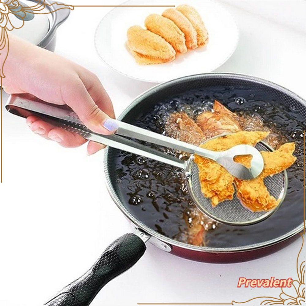 Preva Sendok Saringan Sendok Gadget Alat Dapur Stainless Steel Menggoreng Minyak Colander