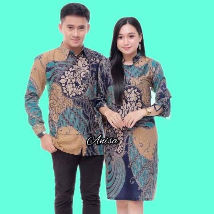 Stok Terbatas EMKA BATIK - Batik Couple Seragam | Baju Batik Couple | Batik Couple Modern | Batik Tu