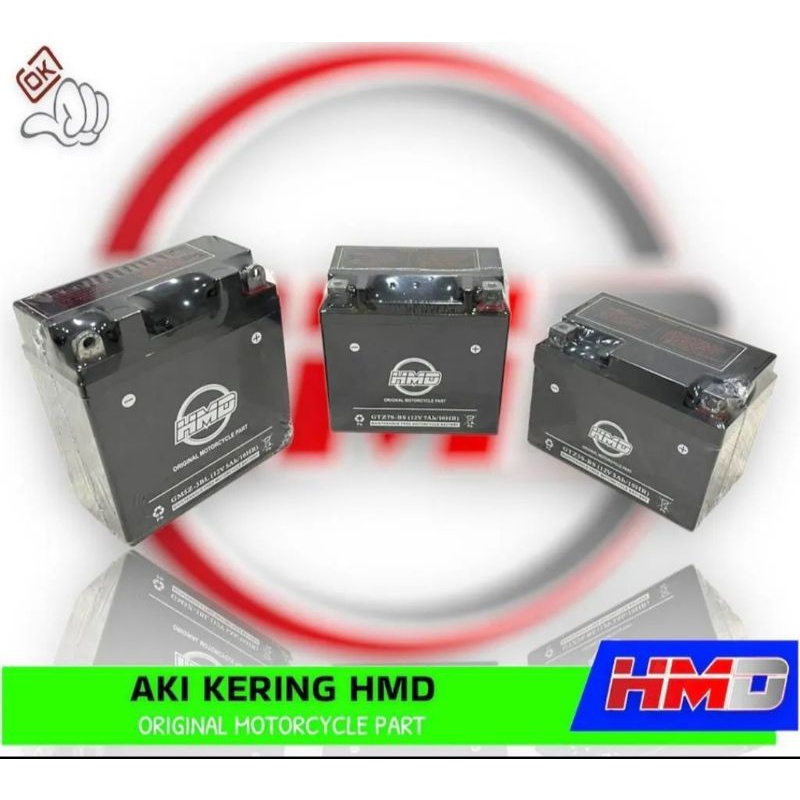 ACCU / AKI KERING SATRIA FU  MERK HMD