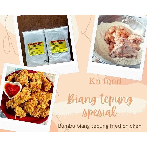 

BAYAR DITEMPAT Tepung Biang Fried Chicken Special- Tepung Bumbu Ayam Fried Chicken /TEPUNG PANIR/TEPUNG TERIGU/TEPUNG ROTI/TEPUNG KETAN HITAM/TEPUNG MAIZENA