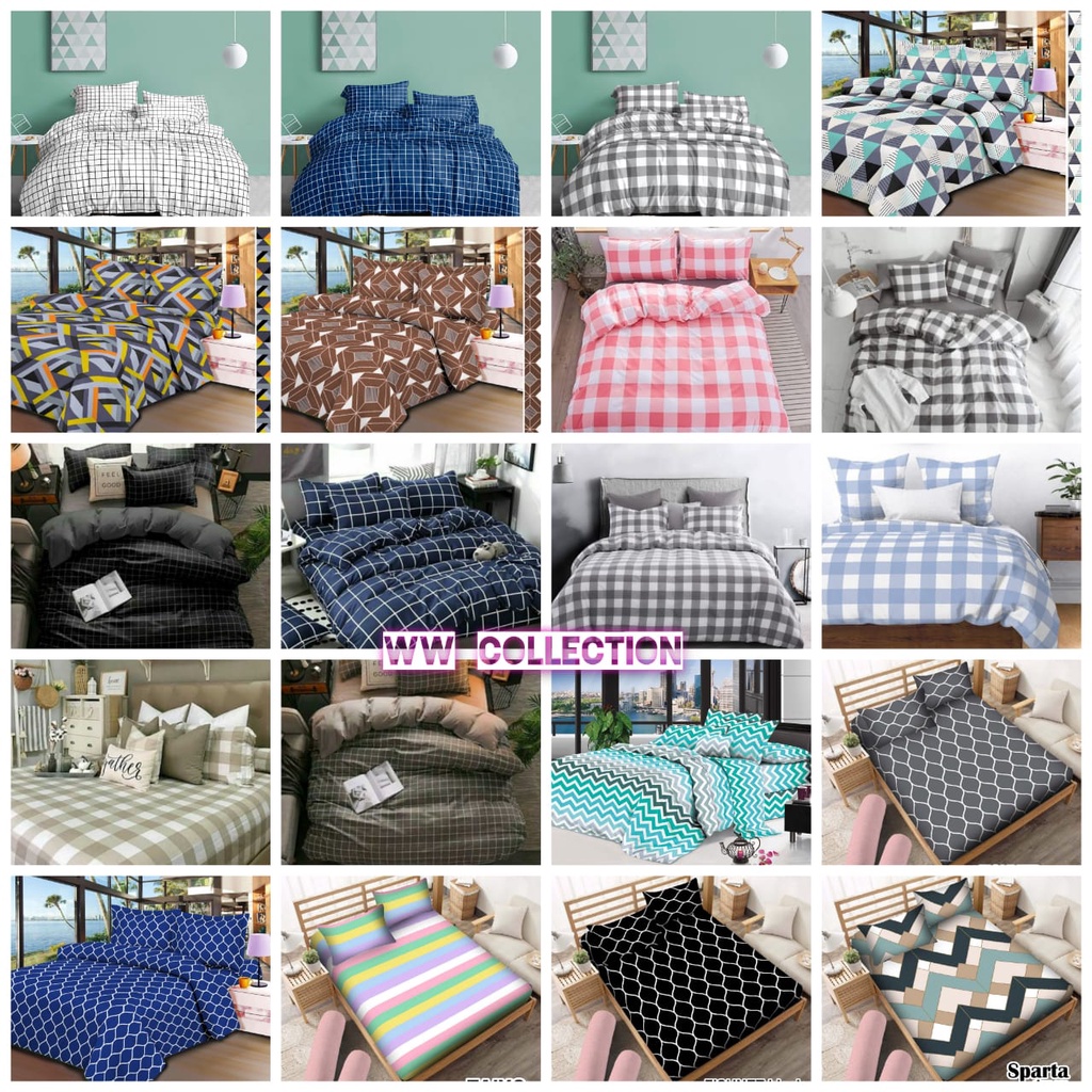 Sprei Homemade Ukuran 180x200 160x200 120x200-Sudut Karet