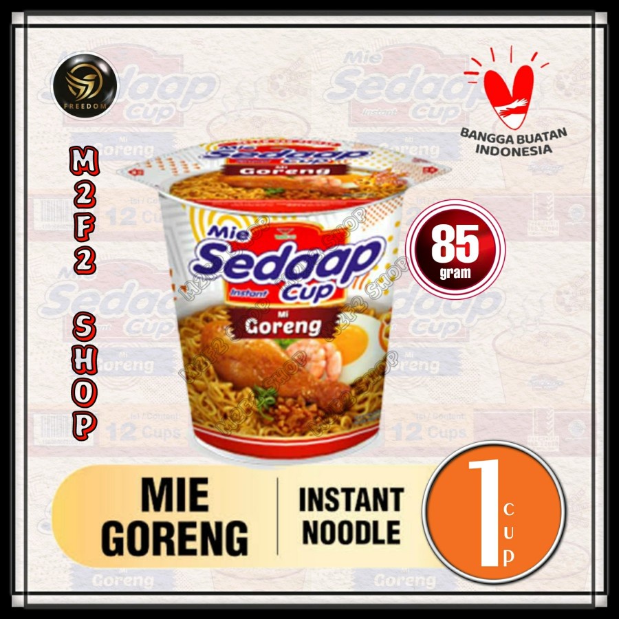 

Mie Sedaap Cup Instant Rasa Mi Goreng - 85 gr (Kemasan Satuan)
