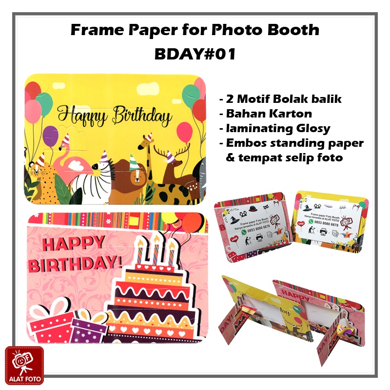 Frame Paper Photo Booth 4R BDAY#01