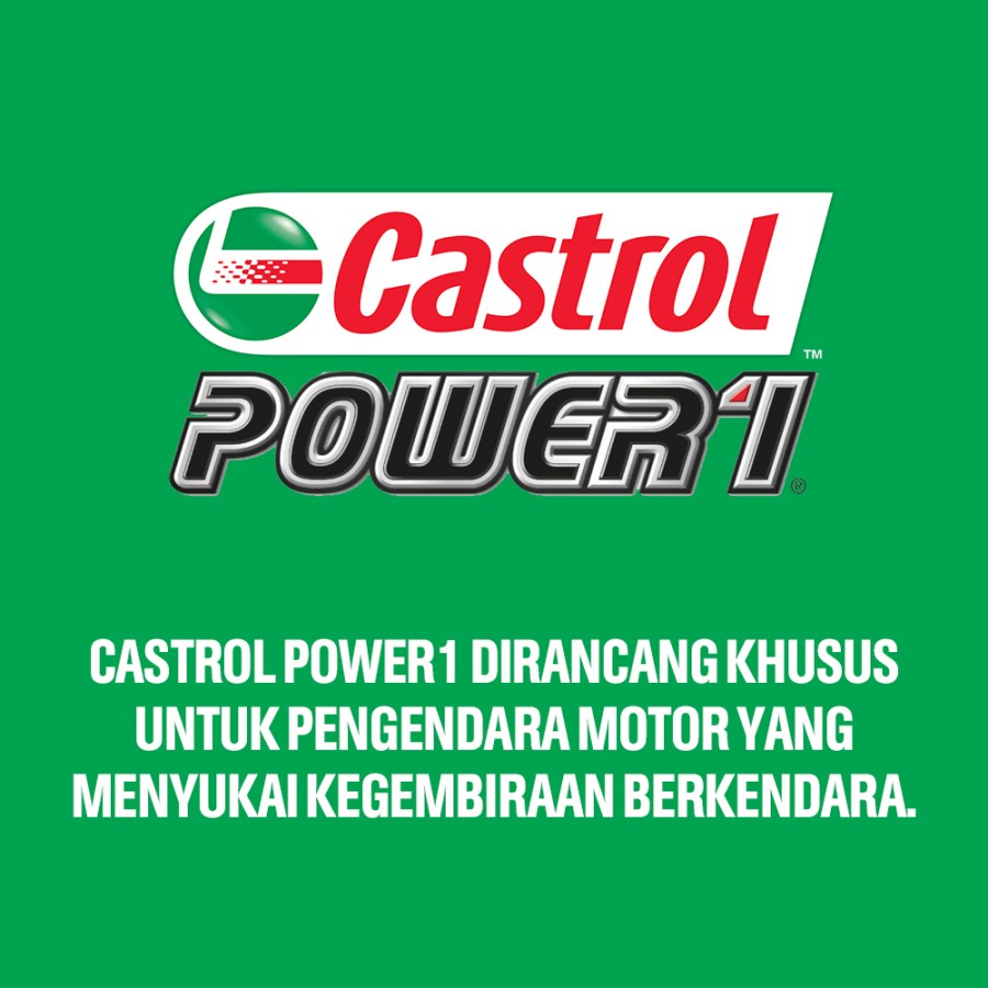 OLI CASTROL POWER 1 SCOOTER MATIC 5W40 FULL SYNTHETIC MOTOR MATIK