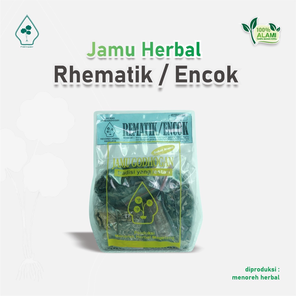

Jamu Godhog / Rebus / Herbal / REMATIK ENCOK MENOREH HERBAL