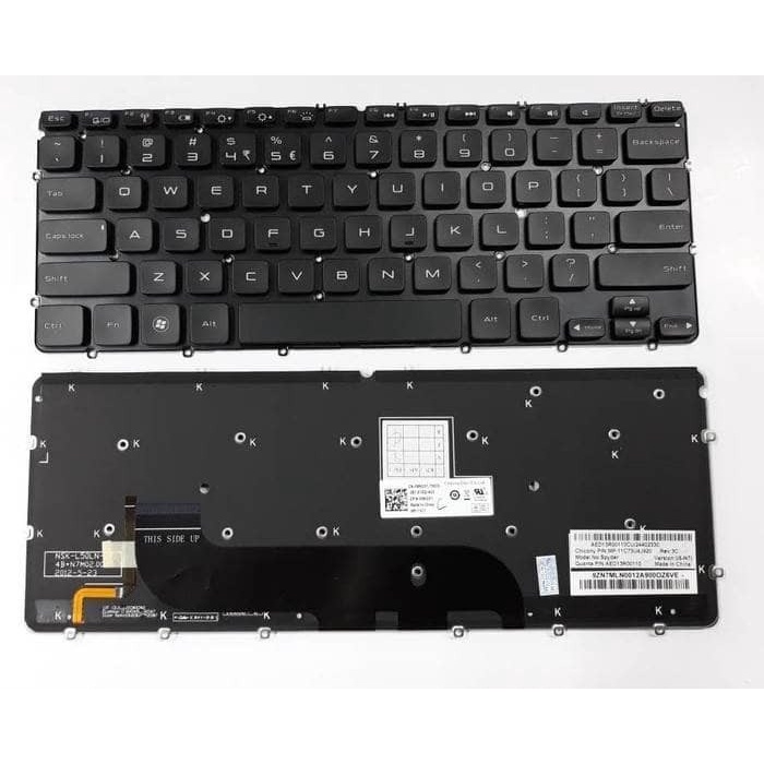 KEYBOARD DELL XPS 13 XPS13 13D 9333 L321X L322X HITAM BACKLIGHT