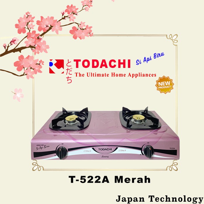 kompor Gas Todachi T-522A 2 Tungku