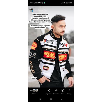 JACKET NASCAR WILDFAST LIKE NEW