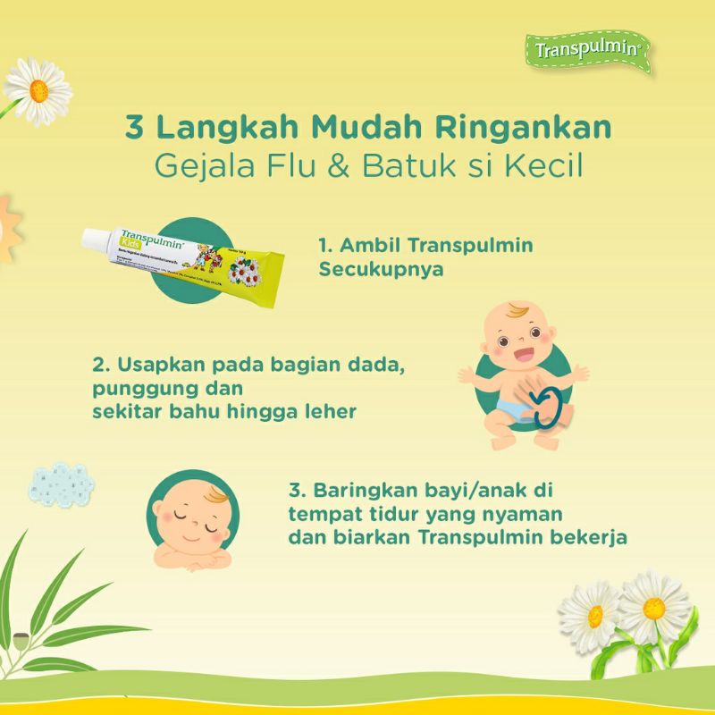 Transpulmin Baby / Kids Balsam Balsem kesehatan untuk Bayi dan anak