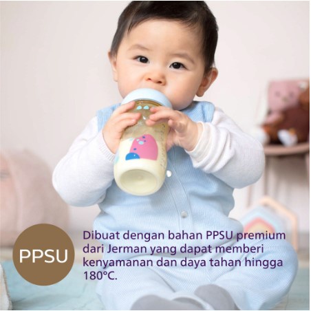 Botol PPSU Avent Natural 125ml 260ml BPA Free Milk Bottle Susu Formula Philip Philips Avent