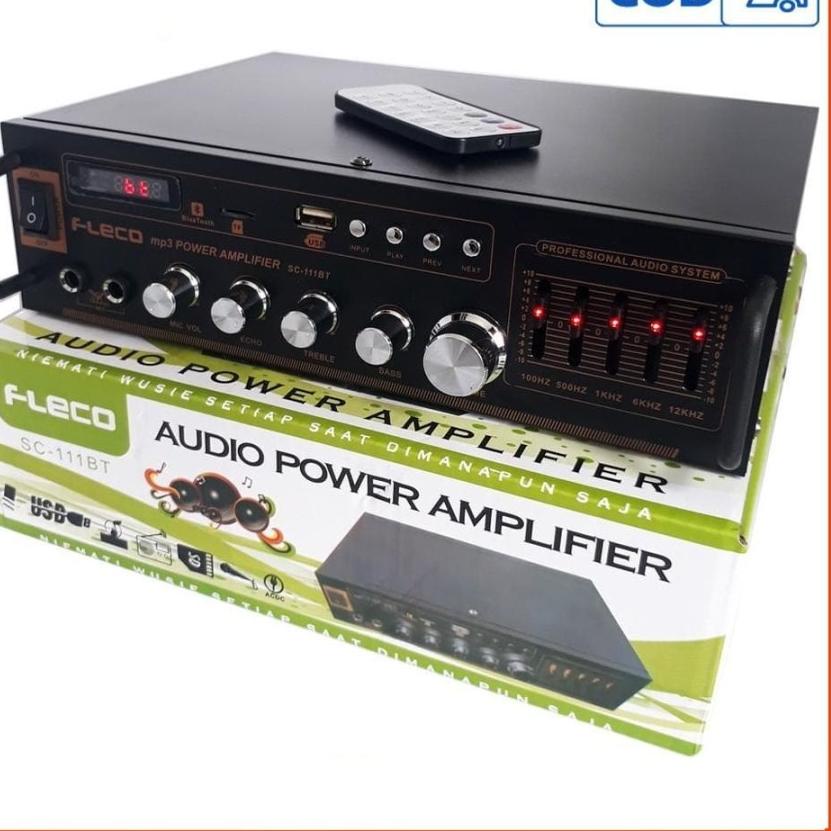 Harga Termuraah POWER AMPLIFIER FLECO BT-669 POWER AUDIO/POWER AMPLIFIER SC 111 BT  FLECO AUDIO0⁰