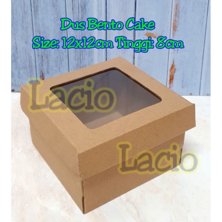 

12 x 12 x 8 Bento Cake Box Dus Kue Burger Cookies Chiffon mini donat