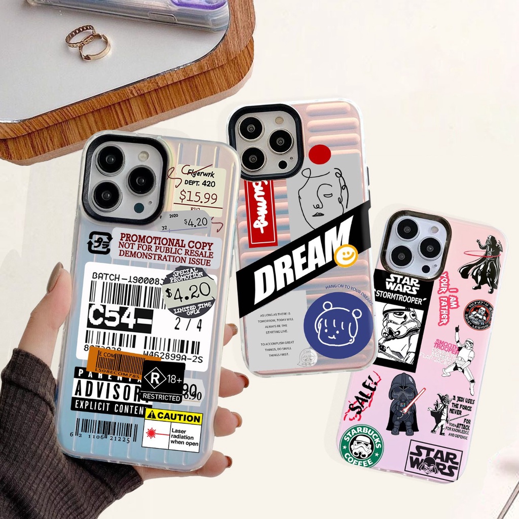 [1629] Case Hologram Keren  For Ip Xr Ip 11 Ip 12 Ip 13 Ip 14 Ip 12 Pro Ip 13 Pro Ip 14 Pro Ip 11 pr