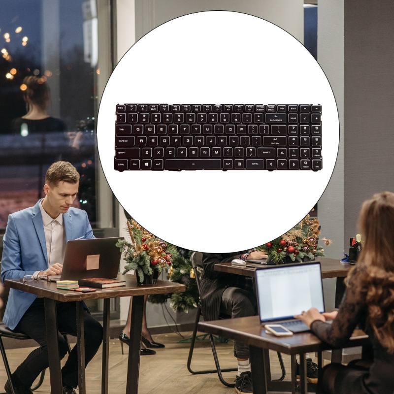 Zzz Untuk Mesinnike Z3 Z2 G65T AirPLUS 7000an Keyboard US Dengan Backlit Huruf Putih