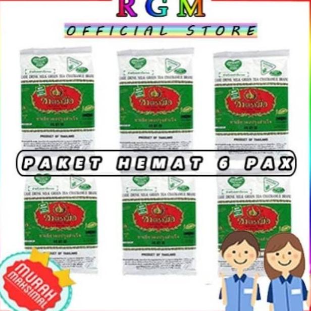 

PAKET HEMAT THAI GREENTEA 200gr x 6bungkus
