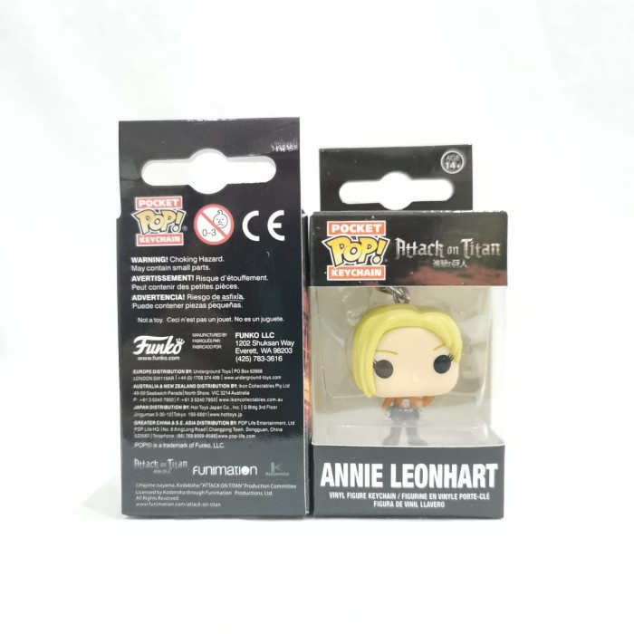 FUNKO POCKET KEYCHAIN POP ATTACK ON TITAN ANNIE LEONHART