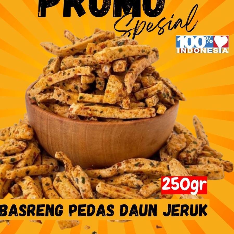 

7.7 Promo Brand BASTIK BASRENG STIK RASA PEDAS DAUN JERUK 250gr