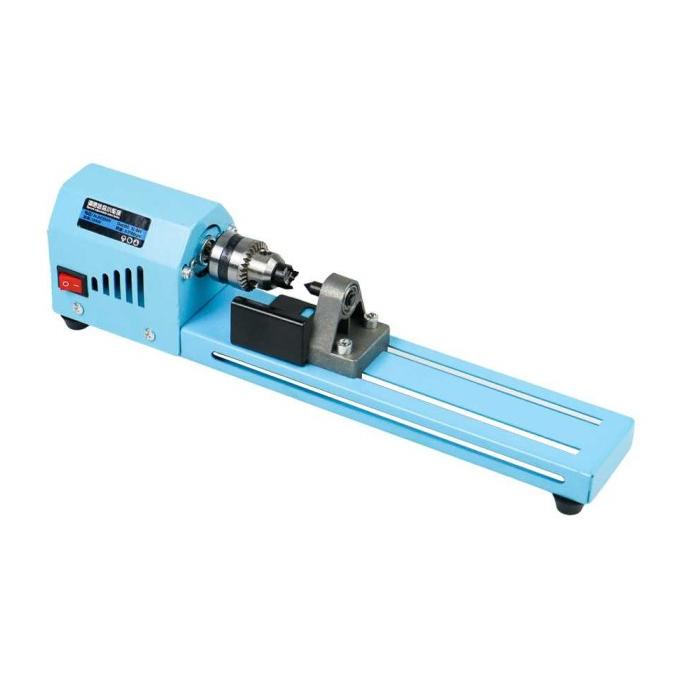 WOLIKE Mesin Bubut Kayu Mini Lathe Beads Woodworking 150W - Biru selalu promo