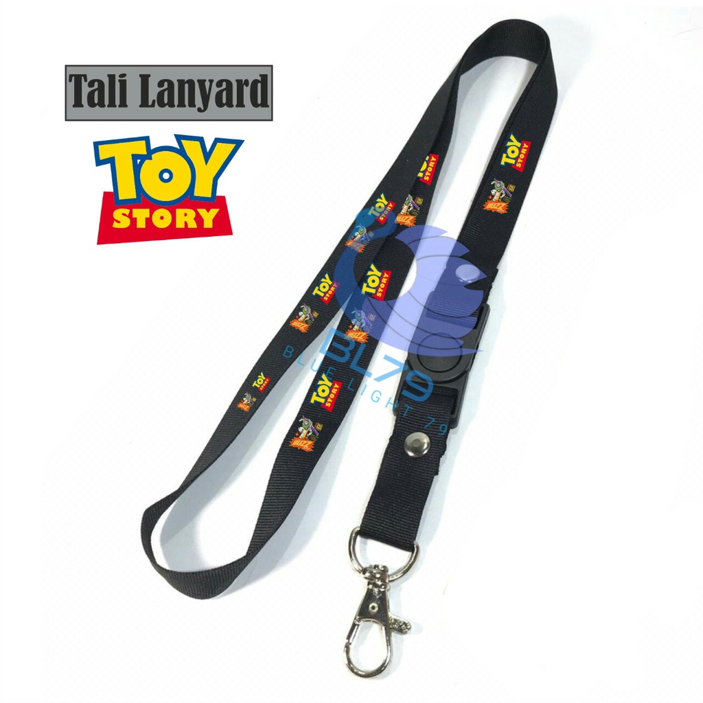 

GANTUNGAN KUNCI TOY STORY / BUZZ LIGHTYEAR TALI LANYARD ID CARD NAME TAG HP / HANDPHONE / FLASHDISK